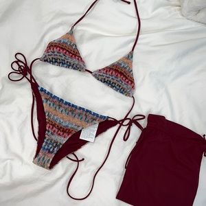 Missoni 2-Piece Chevron Classic String Bikini Set